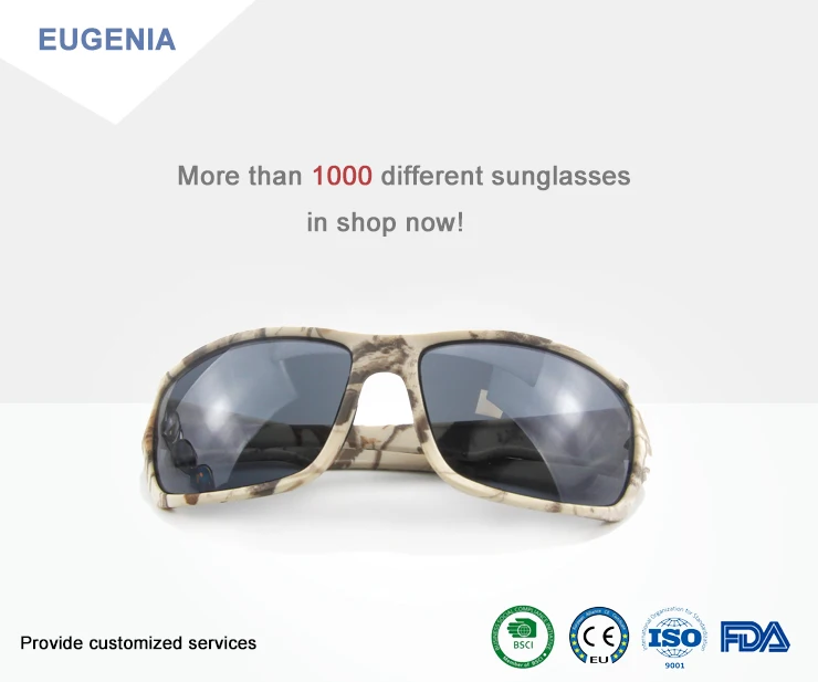 солнцезащитные очки Eugenia с камуфляжным принтом-3