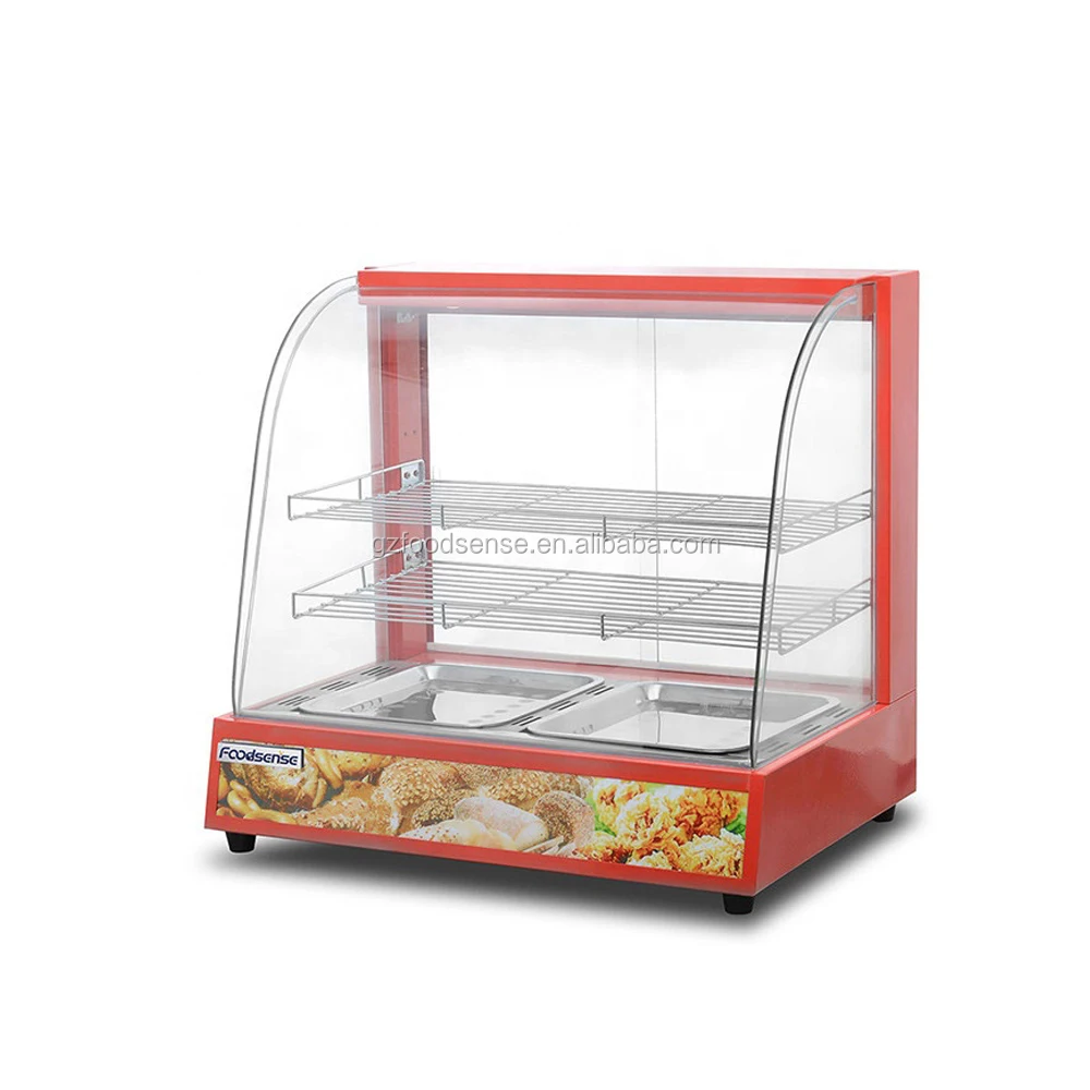 Factory directly sale commercial food display warmer display cabinet/food display warmer showcase