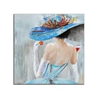 Large Modern Home Decoration Wall Art Picture Hand-painted Abstract Women Paintings Handmade Gril Oil Painting on Canvas