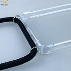 Samsung Transparent Wholesale Covers TPU Plastic Cross Body Neck Phone Holder For Samsung A32/A52/72
