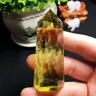 Wholesale natural yellow citrine quartz crystal point healing crystal point specimen