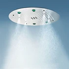Light Rainfall Bathroom Led Light Ceiling Mist Rainfall Rainbow Shower Heads With Water Saving