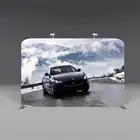 Aluminum Trade Aluminum Telescopic Magnetic Pop Up Display Trade Show Banner Event Outdoor Collapsible Backdrop Stand