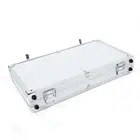 Aluminum Gun Case Framed Locking Pistol Handgun Lock Box Hard Storage