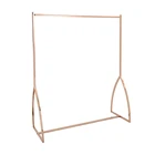 Shops Clothes Rack Display Rose Gold Retail Store Garment Furniture Clothing Rail