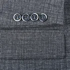 Coat Pant 2020 New Design High Quality Wool Polyester Fabric Grey 2 Piece Coat Pant Men`s Wedding Suit