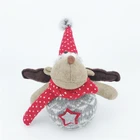 Cute christmas hanging tree decoration pendant small felt plush reindeer