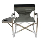 Chair Camping Chair Outdoor Heavy Duty Aluminum Folding Camping Director Chair Cheap With Side Table Custom Portable