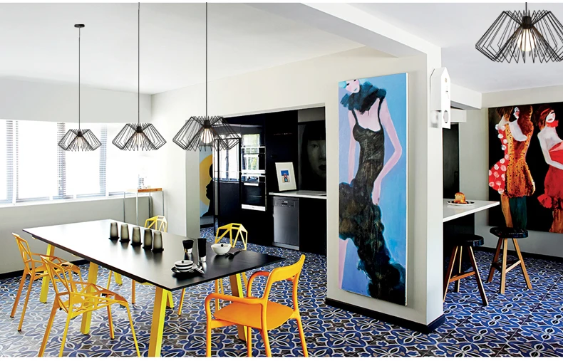 Zhongshan Artdecolite Industrial Loft Single cage hanging Light Metal Pendant lamp