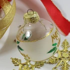 Glass Decorations Glass Tree China Supply Personalised Customized Pattern Glass Christmas Ball For Tree Decorations