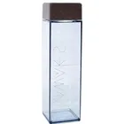 new design Square Frosted Plastic Water Bottle Portable Transparent bottle Outdoor travel Leakproof Plastic water bottle