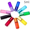 /product-detail/in-stock-5ml-frosted-matte-rainbow-pink-black-roll-on-glass-bottle-with-colors-cap-perfume-essential-oil-bottle-62413094942.html