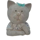 Lawn ornament waterproof garden solar lamp fiberglass animal cat dog frog statues garden decoration