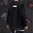 2020 Hoodie Men Fashion High Street Baggy Oversized Distressed Sweatshirt
