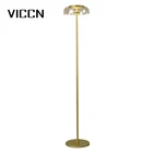 Modern classic european decoration style hotel home office glass umbrella led floor lamp light