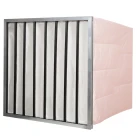bag filter medium efficiency large air flow oil air separator pocket filter