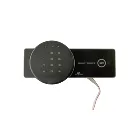 Touch button circular rotary handle electronic lock, Safe code handle integrated electronic lock