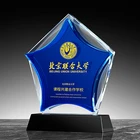 Wholesale new Crystal glass trophy 3D laser engraved handmade craft crystal trophy crystal award