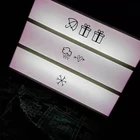 Outdoor laser cutting stoving varnish and UV printed luminous slim led acrylic stainless steel scrolling light box display
