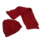 Cable Scarf Scarf And Glove Custom Ladies Green Cable Knitted Hat Glove And Scarf Set