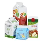 New Design Provide printing service paper cardboard bottle carton milk juice packaging box