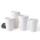 Single Wall Paper Cup Cold Cups Non Printed Paper Cup White Paperboard Cups for Hot and Cold Drinks