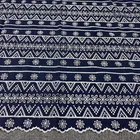Hollow Printing Jacquard Cotton Embroidery Fabric For Flower Linens