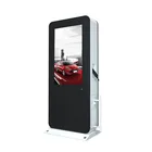 Outdoor advertising lcd media player floor stand car charging android monitor advertisement display