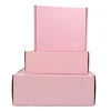 Wholesale luxury custom folding box matte pink packaging boxes print logo for shoes