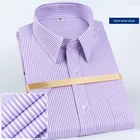 New 2020 Casual shirt striped shirts short sleeves men shirt men Formal Dress Shirts