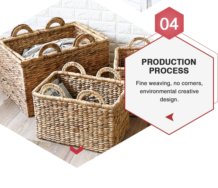 weaving basket - buy storage box,water hyacinth weaving basket