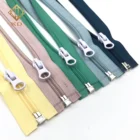 Water Zipper Zippers Garment Zippers Heavy Duty Long Chain Water Proof Nylon Zipper For Garment