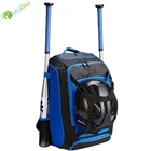 YumuQ Outdoor Softball Baseball Bat Backpack Bag with External Helmet Holder