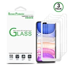 Explosion-proof Tempered Glass Film for iPhone 11 XR XS X Pro Max Tempered Glass Screen Protector 3 Pack 4 Pack 9H 2.5D 0.33mm