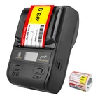 NETUM 58mm Label Maker Portable 80mm Bluetooth Thermal Label Printer with Rechargeable Battery Compatible Android iOS