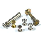 Male and female belt leather book binding sex chicago rivet screw with nut