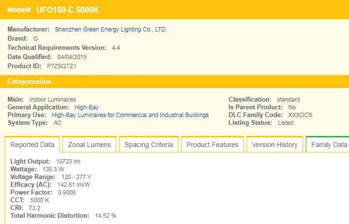 Best price High quality factory industrial warehouse smd Aluminum 150w ufo led high bay light zigbee - ANKUX.COM