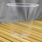 Cup Cup Milk Tea Cups 500ml-90 PP U Shape Cup Disposable Plastic Cup Boba Bubble Milk Tea Cup