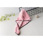 Ultra Absorbent & Fast Drying Microfiber Towel For Fine & Delicate Hair, dry Hair cap