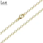 Custom Chain Necklace 14K Real Gold Plated Brass Cable Chain for Jewelry Making