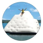Used Tarpaulin PVC Inflatable Iceberg Lake Sea River Water Slide Toys for Sale