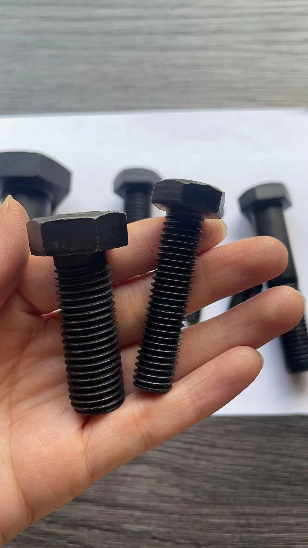 Din Hex Bolt And Nut Carbon Steel K Black Oxide Hex Head Bolt