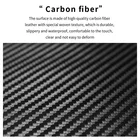 BSCI certificated directly factory genuine leather minimalist slim wallet carbon fiber rfid money clip mens wallet