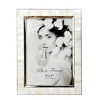 nature sea shell picture frames metal mother of pearl shell photo frame