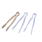Customized color transparent plastic food salad serving tong