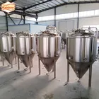 500L Beer Jacketed Conical Fermenter tank craft beer brewery