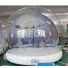 Custom double layers inflatable empty snow globe ball for sale/used commercial outdoor christmas decorations with price