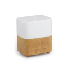 Wooden Grain Air Humidifier Aroma Diffuser with Bluetooth Speaker LED Clock Display