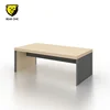 Factory directly supply modern lounge dining black coffee table