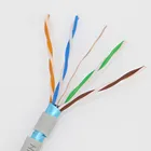 Wire Drop Wire CAT5E FTP LAN CABLE 305M 300M 1000ft Solid Copper 24AWG 4 Pair Outdoor UTP FTP Network Wire